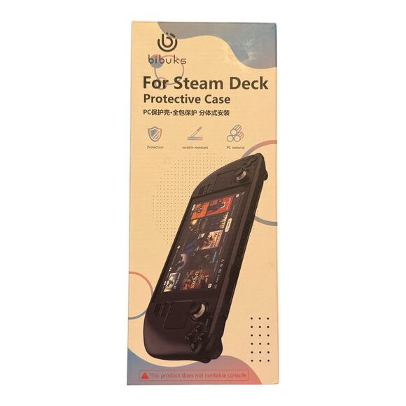 Bibuks Brown Protective Case for Steam Deck Portable Gaming PC OLED Console - Picture 1 of 4